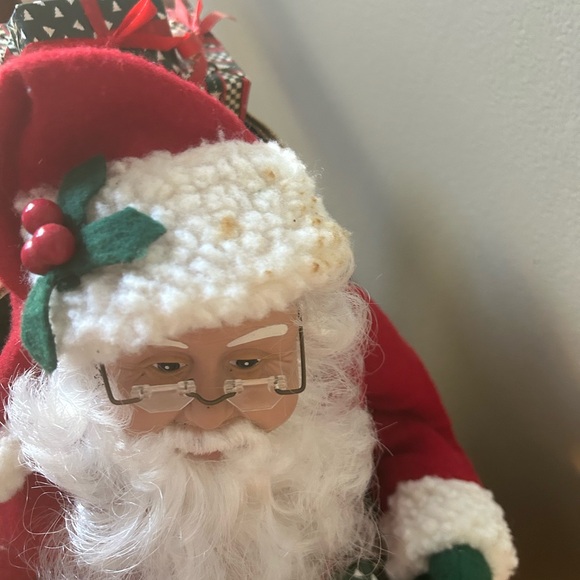 Vintage animatronic Christmas decor Santa in his sleigh - Picture 5 of 7